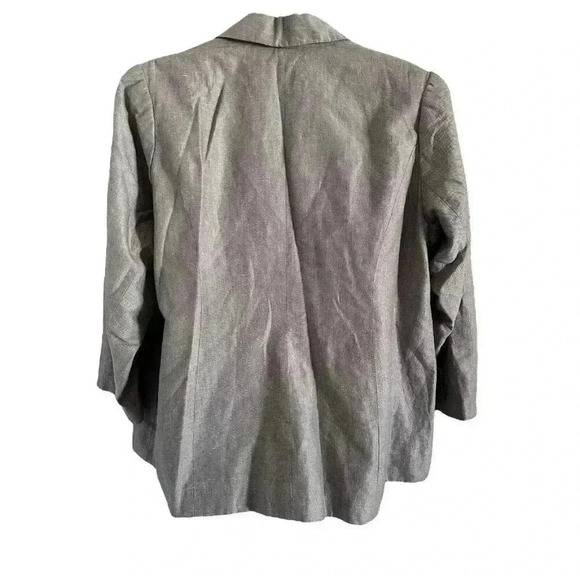 Lane Bryant beige linen blend blazer women's size 28 - Picture 2 of 12